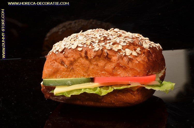 Healthy Sandwich 7x8.5 cm H: 6 cm - dummy - imitation article