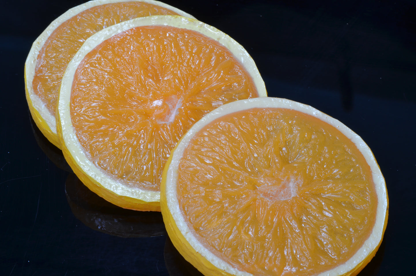 Orange slices, 3 pieces - 8x1 cm very nice - dummy