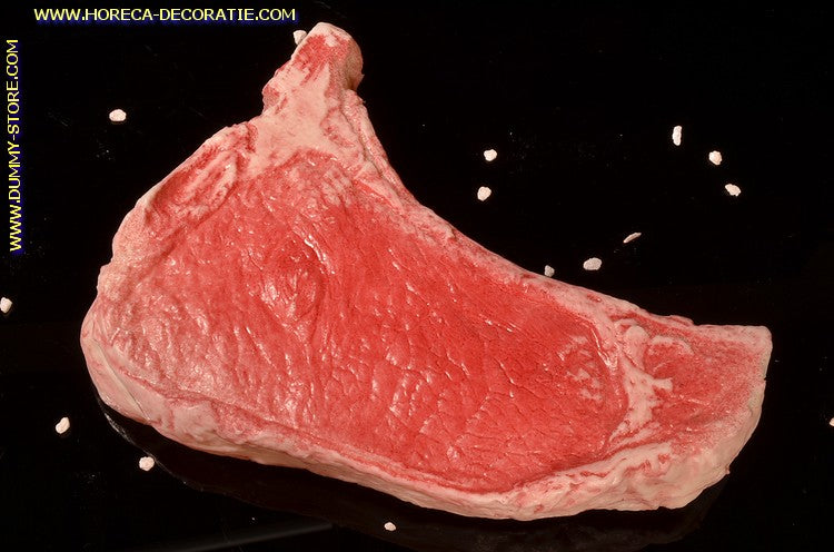 Pork chop, large - raw - 220x150 mm - imitation