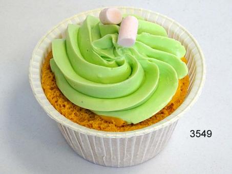 Cupcake Dummy GREEN, 7x7x7 cm