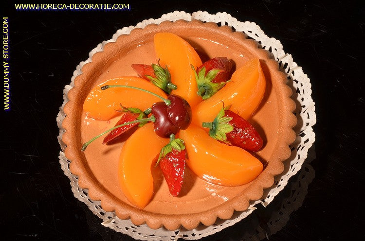 Pie, Peach - Ø 15 cm, H: 6 cm - cake dummy