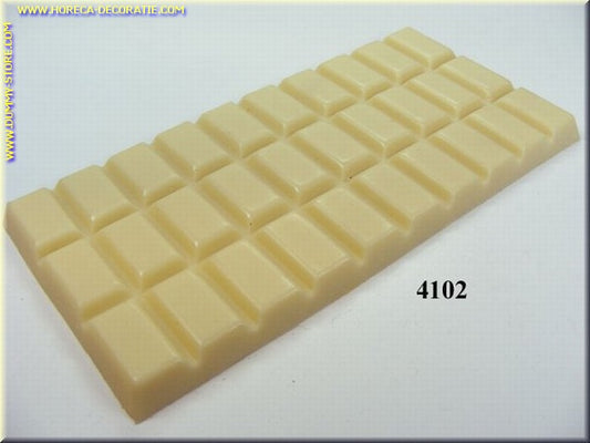 Chocolate tablet cave WHITE (dummy) 17x8 cm