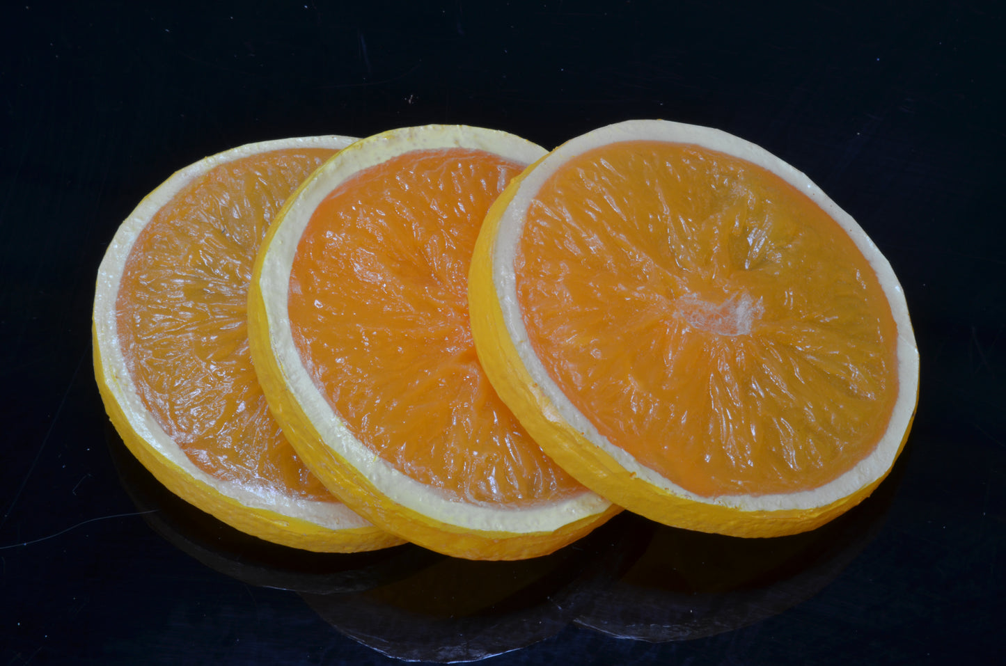Orange slices, 3 pieces - 8x1 cm very nice - dummy