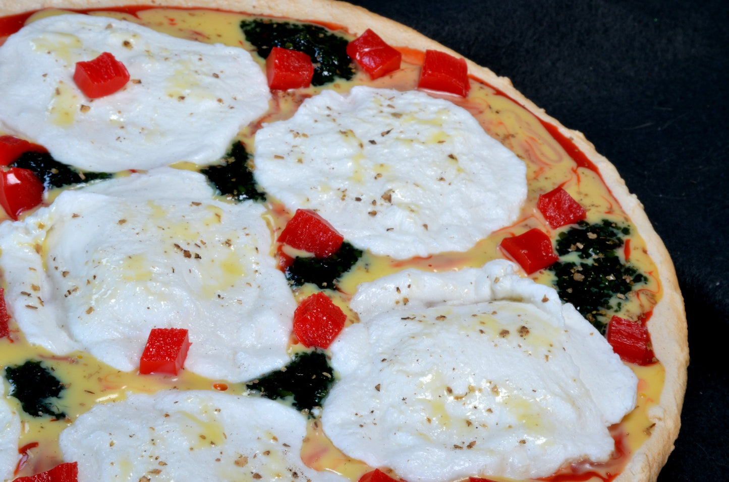 Pizza, mozzarella 24 cm - imitation DUMMY