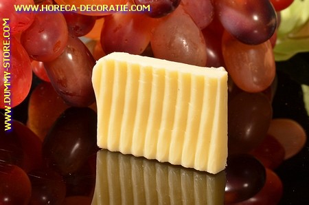 Butter, slice - dummy 5x4x1 cm - fake - imitation