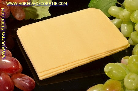 Cheese, 7 slices - imitation 15x10x1.3 cm