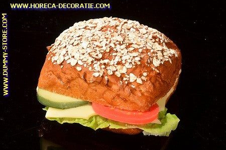 Healthy Sandwich 7x8.5 cm H: 6 cm - dummy - imitation article