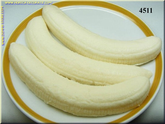Bananas, peeled, 3 pieces - dummy 17x4 cm