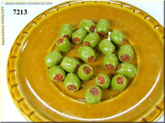 Olives, GREEN, 20 pieces filled - dummy