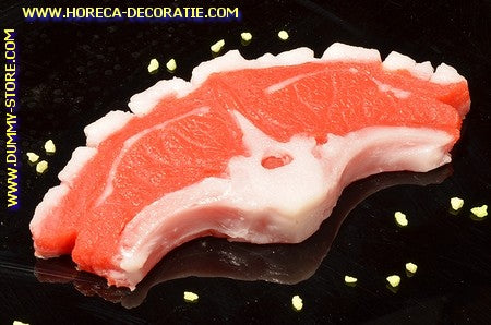 Lamb chop, 14x7x1.5 cm - dummy imitation