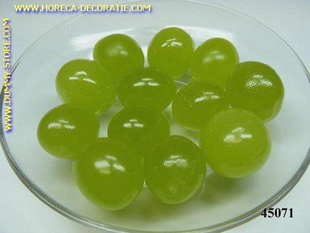 Green grapes (loose), 12 pieces - fake dummy
