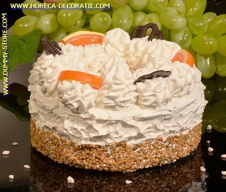 Orange Cream Cake (Fake) Ø 14 cm Dummy