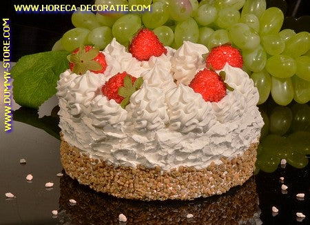 Strawberry Cream Cake (fake) Ø 14 cm - dummy
