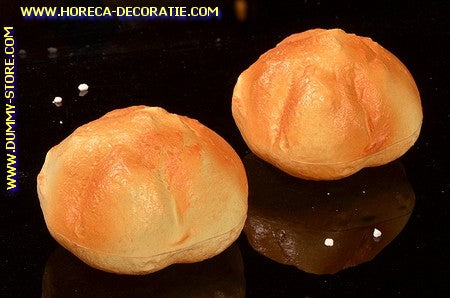 German rolls, 2 pieces - Ø 100 mm - bread dummy imitation