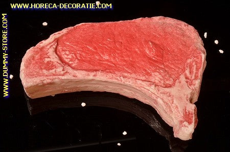Pork chop, large - raw - 220x150 mm - imitation