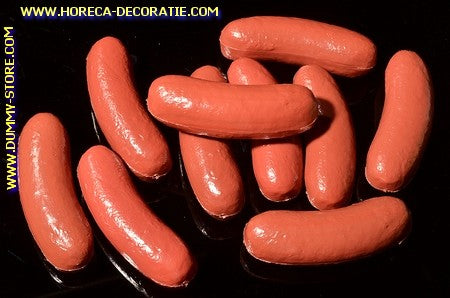 Sausages, 10 pieces - 30x95 mm - imitation meat