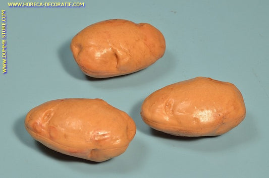 Potatoes, small, 3 pieces (fake) 45x75 mm
