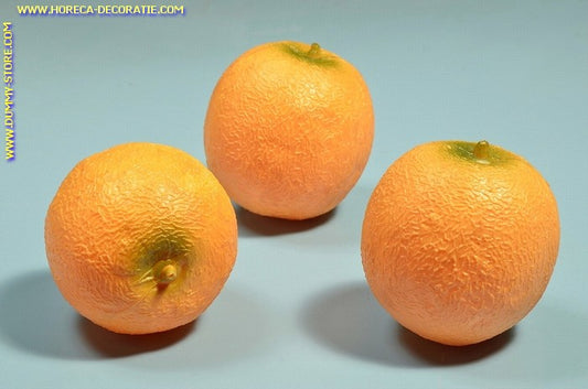 Melons, yellow, 3 pieces (decoration) Ø 110 mm