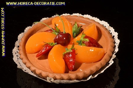 Pie, Peach - Ø 15 cm, H: 6 cm - cake dummy