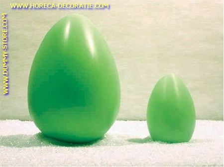 Decoration Egg, GREEN, height: 17 cm, 12 pieces