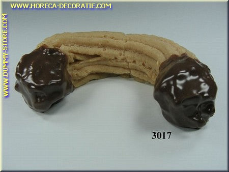 Cookie with chocolate - fake - dummy