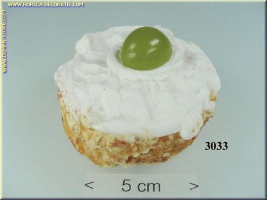 Round cake with grape - dummy