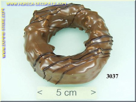 Chocolate cookie, ring - fake - dummy