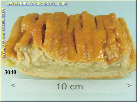 Apple pie, rectangular - fake - dummy