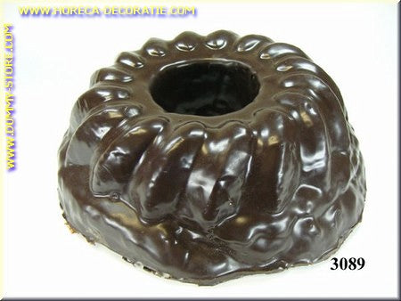 Turban, dark chocolate - imitation