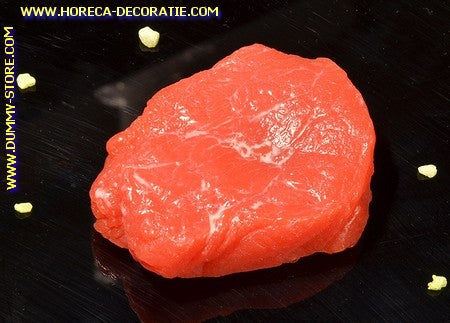 Beef medallion, raw - imitation