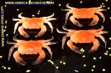 Mini crab, 4 pieces - 110x60 mm - Fish imitation