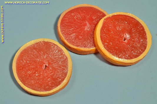 Blood Orange Slices, 3 Pieces - Ø 60 mm - Fruit Dummy