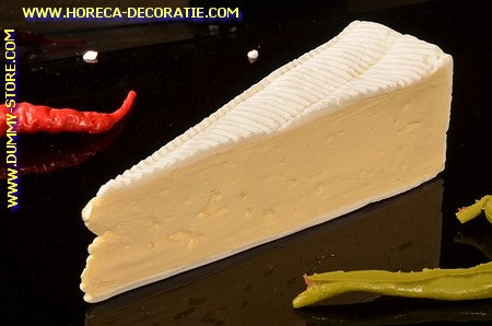 Brie point, 15x5 cm H: 4.5 cm cheese dummy - imitation - fake