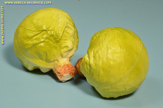Green cabbage, 2 pieces (dummy) 120x130 mm