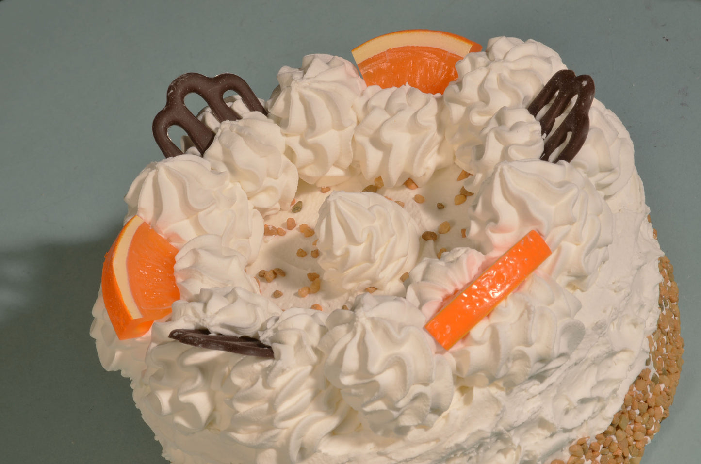 Orange Cream Cake (Fake) Ø 14 cm Dummy